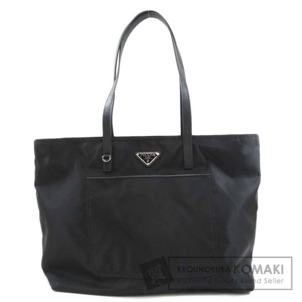 Prada ReEdition tote bag renylon Saffiano leather Black